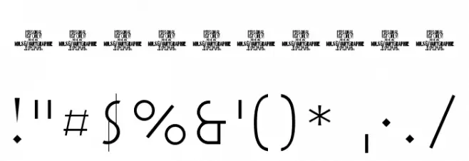 Varygraphie VF PERSONAL USE ONLY Regular Font OTHER CHARS