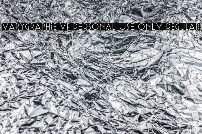 Varygraphie VF PERSONAL USE ONLY Regular Example 3