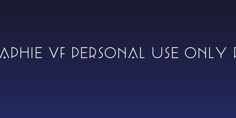 Varygraphie VF PERSONAL USE ONLY Regular Social Header