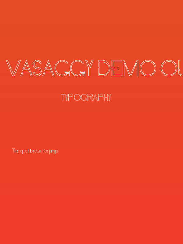 Vasaggy Demo Outline Poster