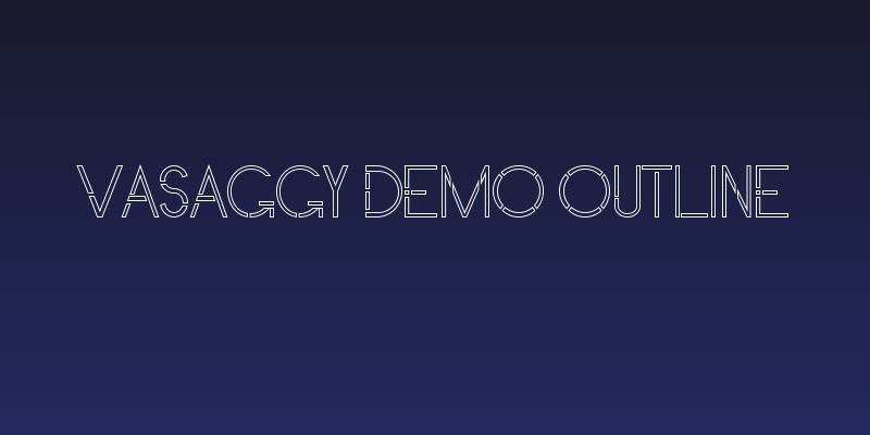 Vasaggy Demo Outline Social Header
