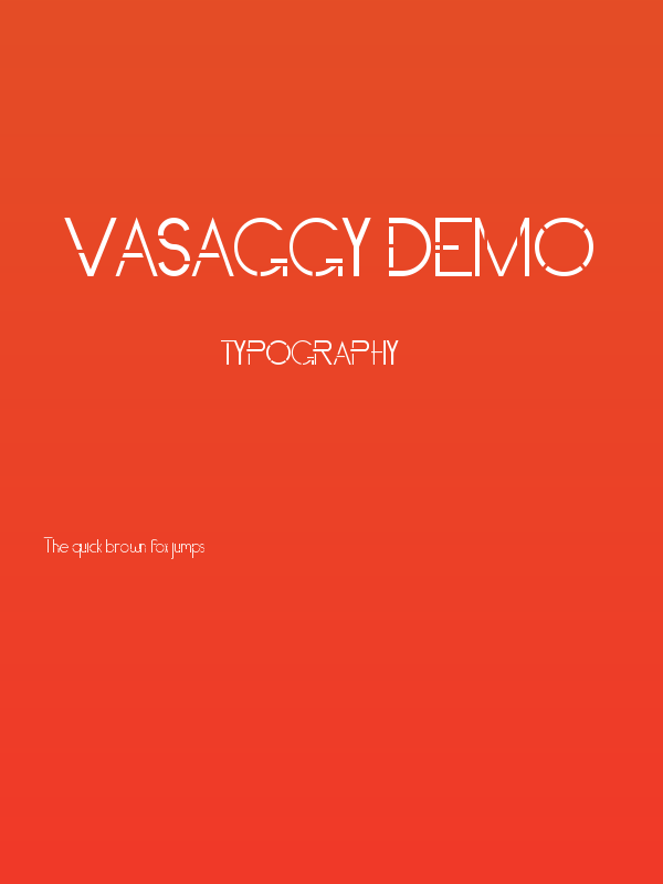 Vasaggy Demo Poster