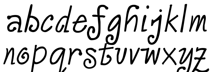 Vasallo Regular Font LOWERCASE