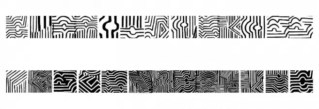 VasarelyWasHere Font LOWERCASE