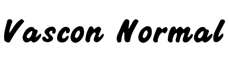 Vascon Normal  Скачать бесплатные шрифты