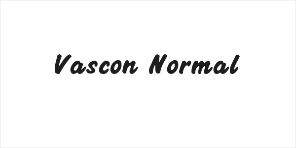 Vascon Normal Logo