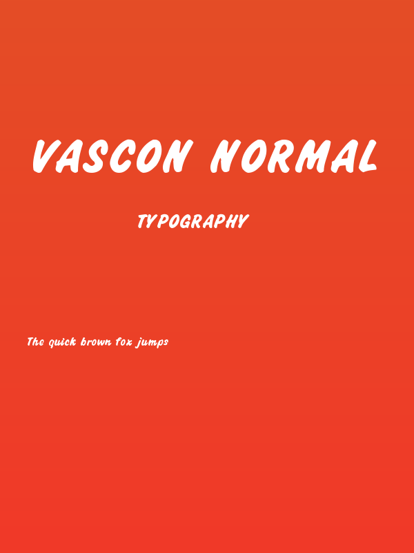 Vascon Normal Poster