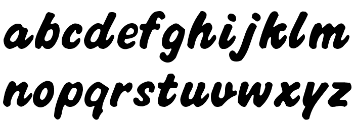 Vascon Normal Font LOWERCASE