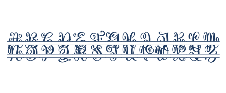 Vase Monogram Uppercase