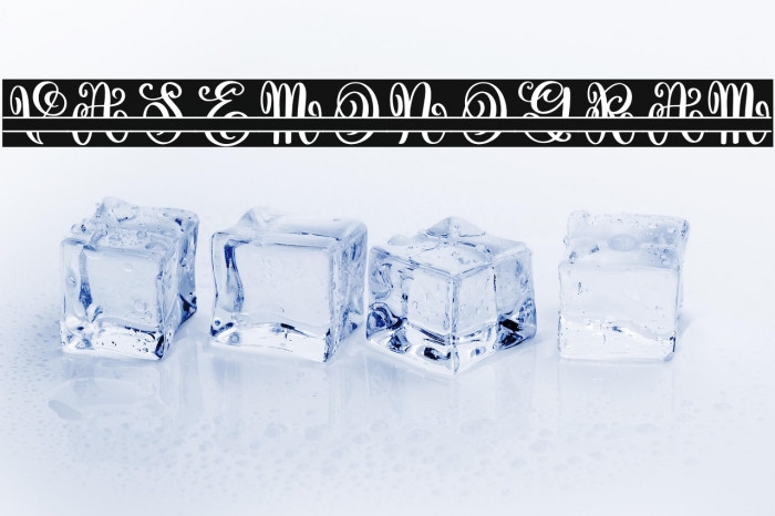 Vase Monogram Example 3