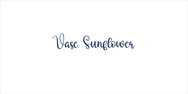 Vase Sunflower Logo