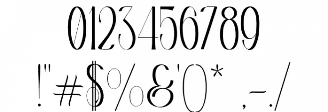 Vaselia Font OTHER CHARS