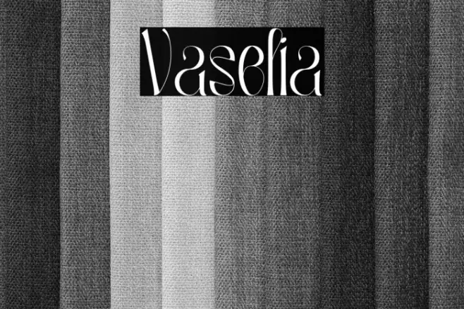 Vaselia Font examples