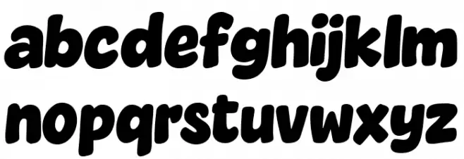 Vaseline Extra Font Litere mici