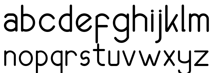 Vasgas Font LOWERCASE
