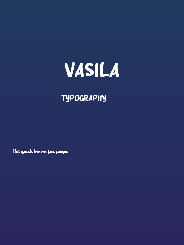 Vasila Poster