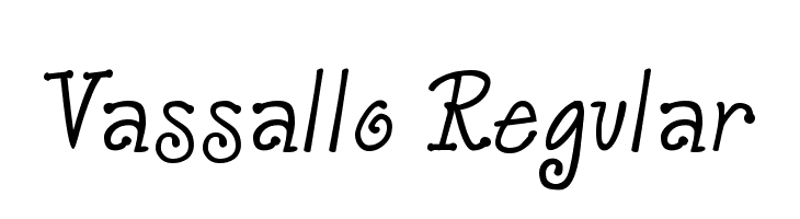 Vassallo Regular  font caratteri gratis