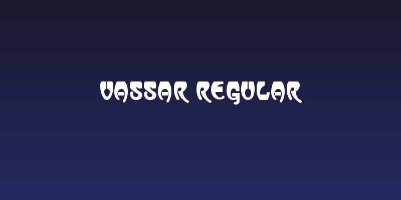 Vassar Regular Social Header