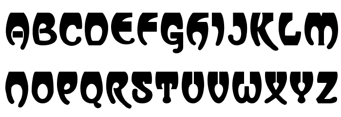 Vassar Regular Font LOWERCASE