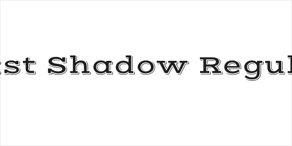 Vast Shadow Regular Logo