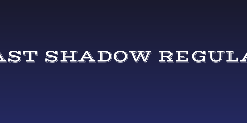 Vast Shadow Regular Social Header