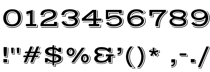 VastShadow-Regular Font OTHER CHARS
