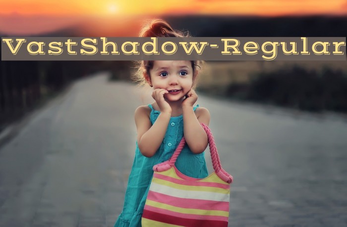 VastShadow-Regular Font examples