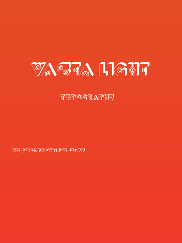 Vasta Light Poster