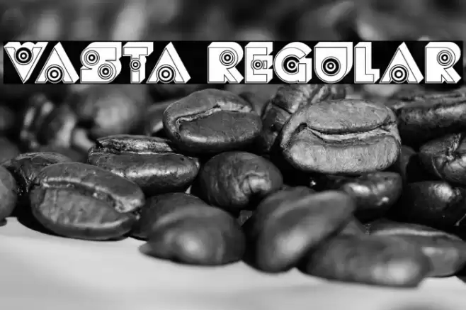 Vasta Regular Font examples