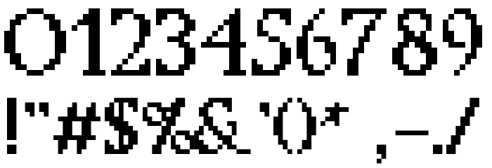 Vastantonius Font OTHER CHARS