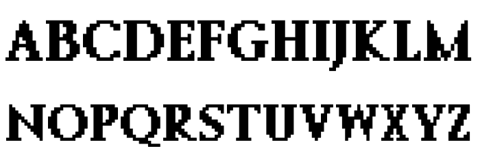 Vastantonius Font LOWERCASE