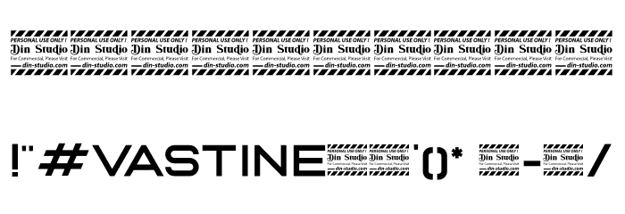 Vastine Personal Use Font OTHER CHARS