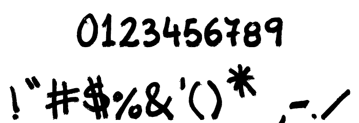 Vastorga Bold Letter Font OTHER CHARS
