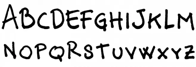 Vastorga Bold Letter Шрифта ВЕРХНИЙ