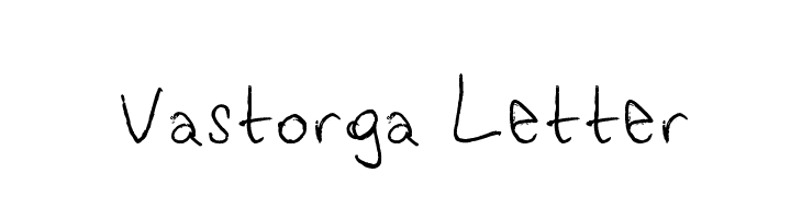 Vastorga Letter  Descarca Fonturi Gratis