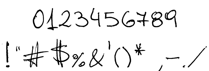 Vastorga Letter Font OTHER CHARS