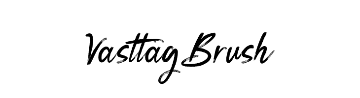 VasttagBrush  font caratteri gratis