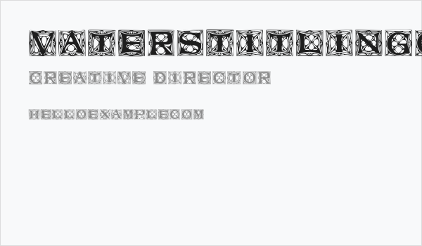 VatersTitlingCaps Business Card