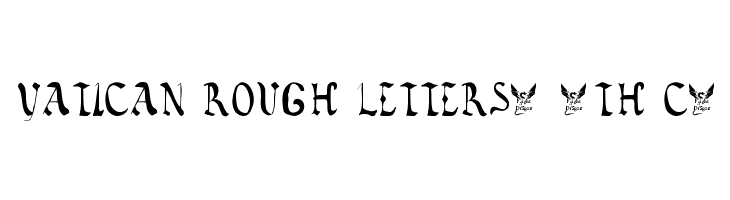 Vatican Rough Letters, 8th c.  Free Fonts Download