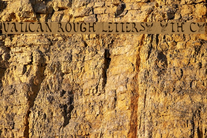 Vatican Rough Letters, 8th c. Font examples