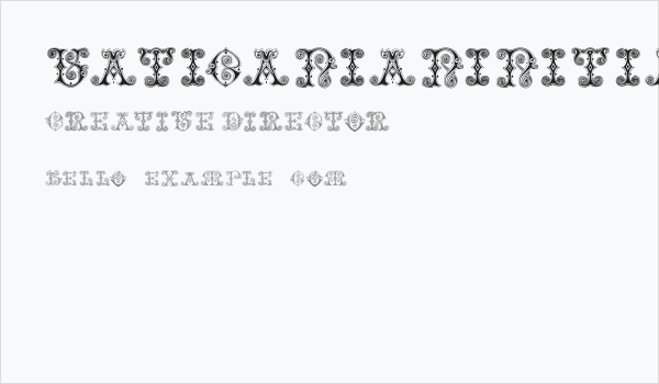 VaticanianInitials Business Card