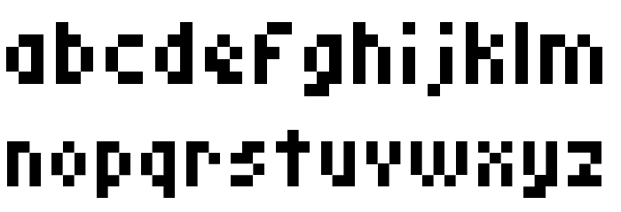 Vaticanus Font LOWERCASE