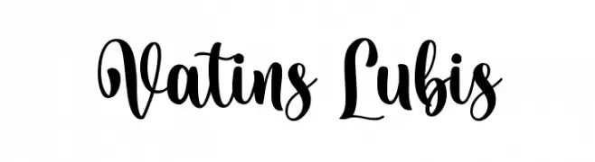 Vatins Lubis  Frei Schriftart Herunterladen