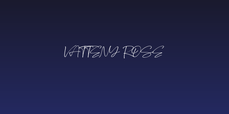Vatteny Rose Social Header