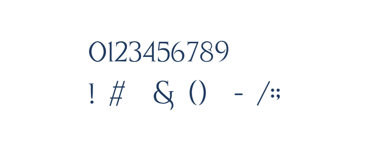 VaucaPersonalUse-Regular Other Characters