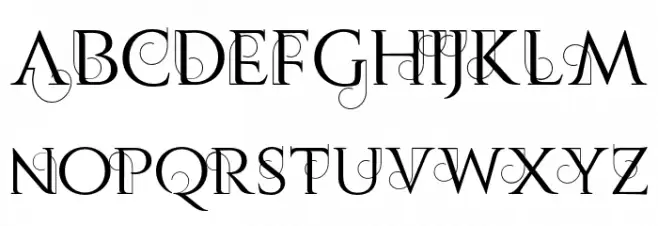 VaucaPersonalUse-Regular 字体 大写