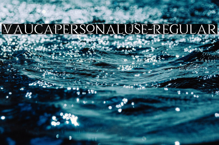 VaucaPersonalUse-Regular Example 1