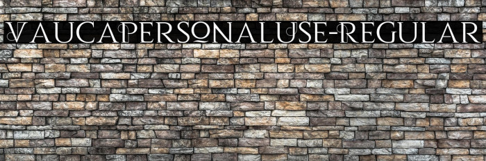 VaucaPersonalUse-Regular Example 2