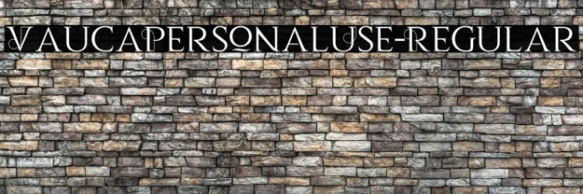 VaucaPersonalUse-Regular Example 2