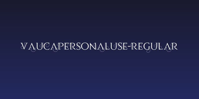 VaucaPersonalUse-Regular Social Header